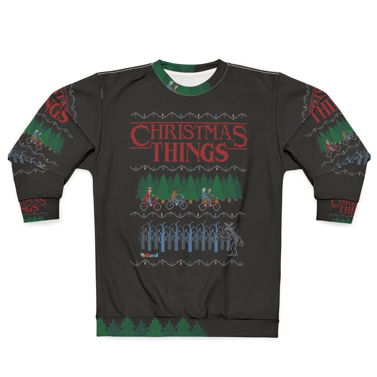 Christmas Things Stranger Things Inspired Sweatshirt