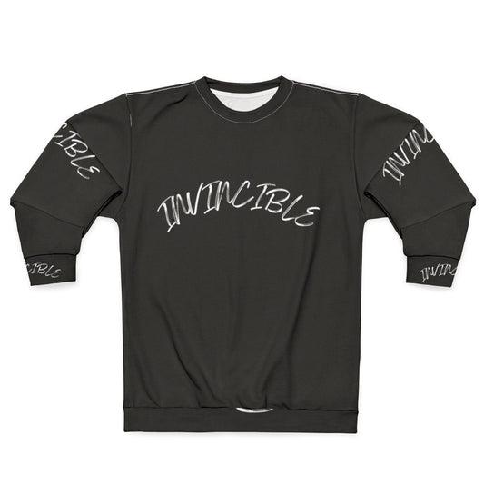 Invincible superhero sweatshirt with immortal and funny design