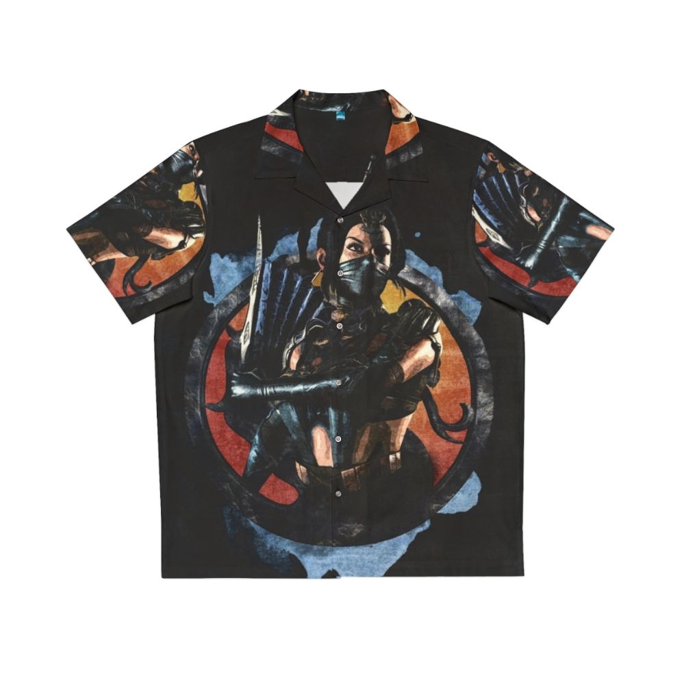 Mortal Kombat Kitana Fighter Hawaiian Shirt