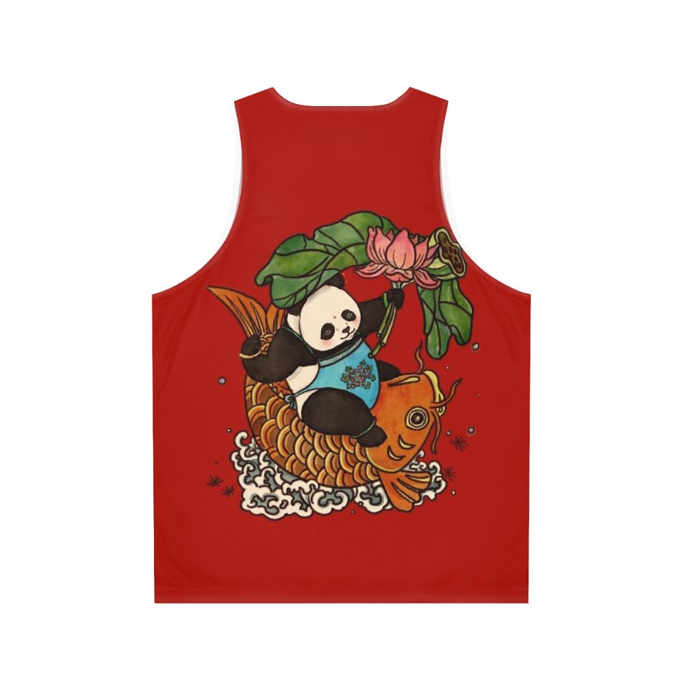 Vintage Chinese New Year Unisex Tank Top - Back