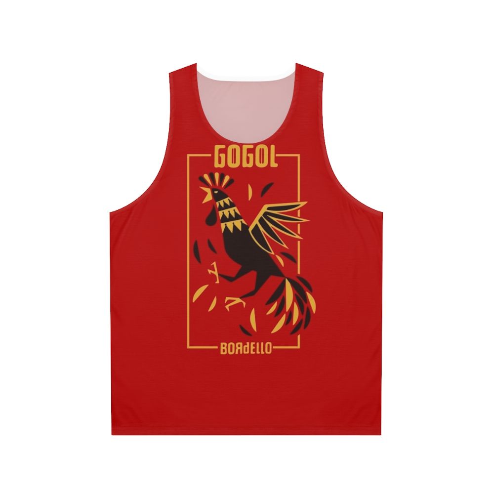 Unisex Gogol Bordello Tank Top with Gypsy Punk Design