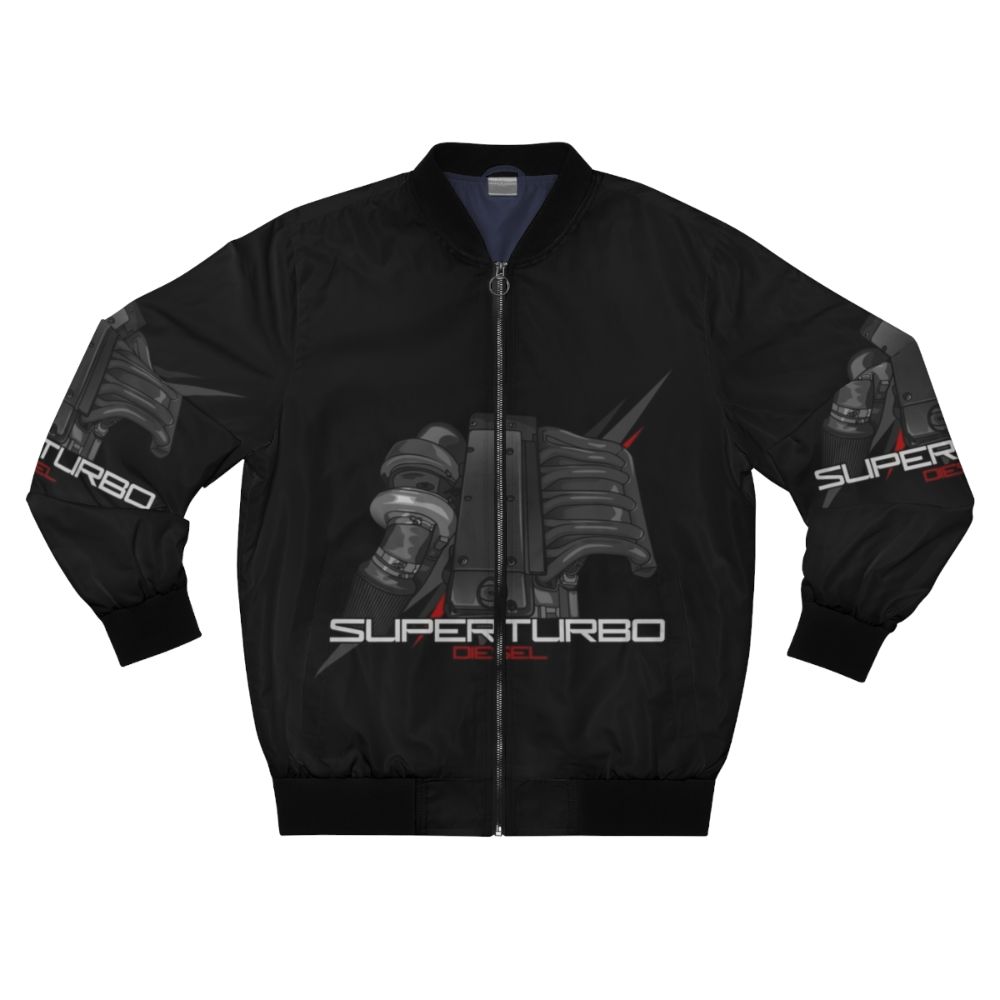 Mercedes Diesel Superturbo Bomber Jacket with Focus on Diesel Power and Turbocharged Engine