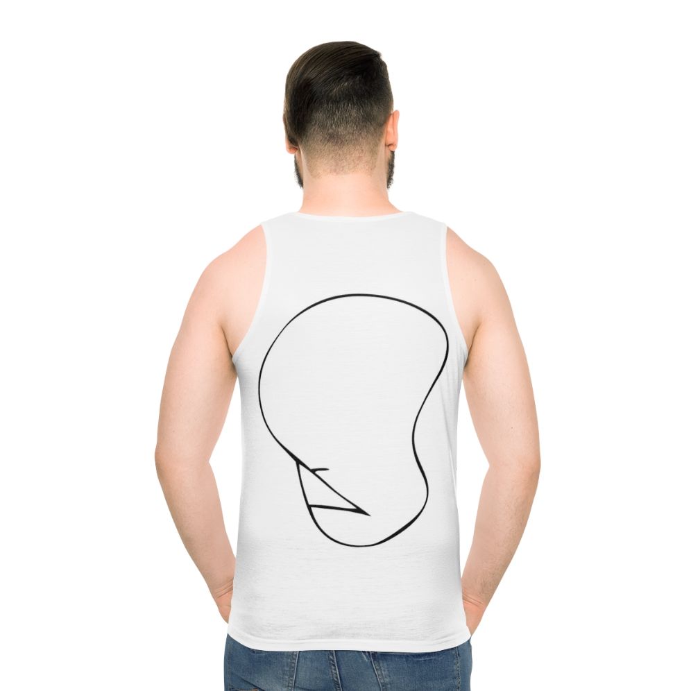 Funny 'It's Dignity, Luanne' Unisex Tank Top - men back