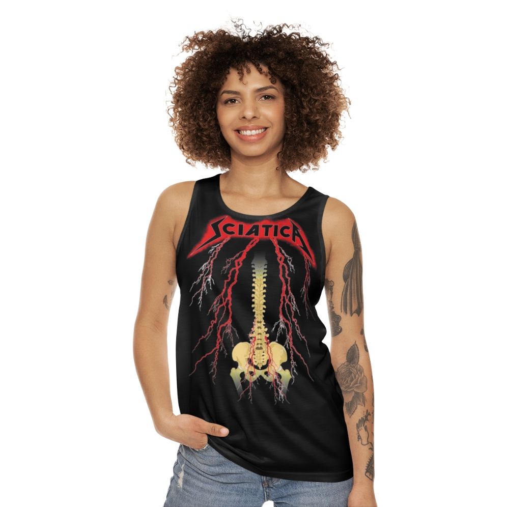 Retro Unisex Sciatica Support Muscle Tank Top - women