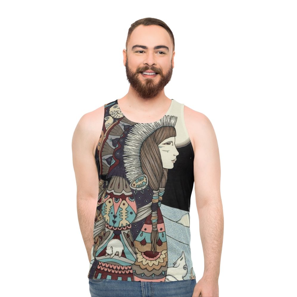 Sedna Goddess Unisex Eco-Friendly Tank Top - men