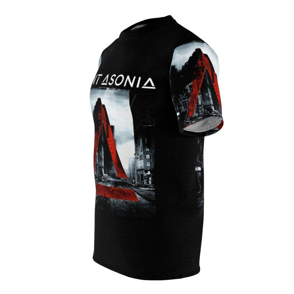 Saint Asonia Inspired Graphic T-shirt for Rock Music Enthusiasts - men left