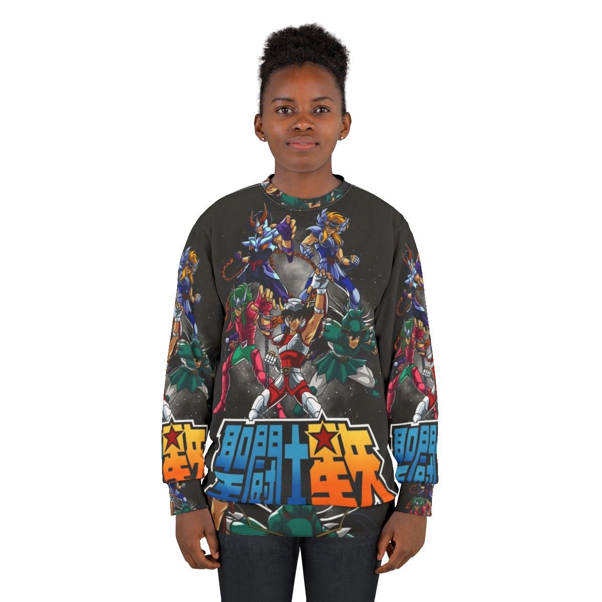 Knights Of The Zodiac Anime Sweatshirt - women