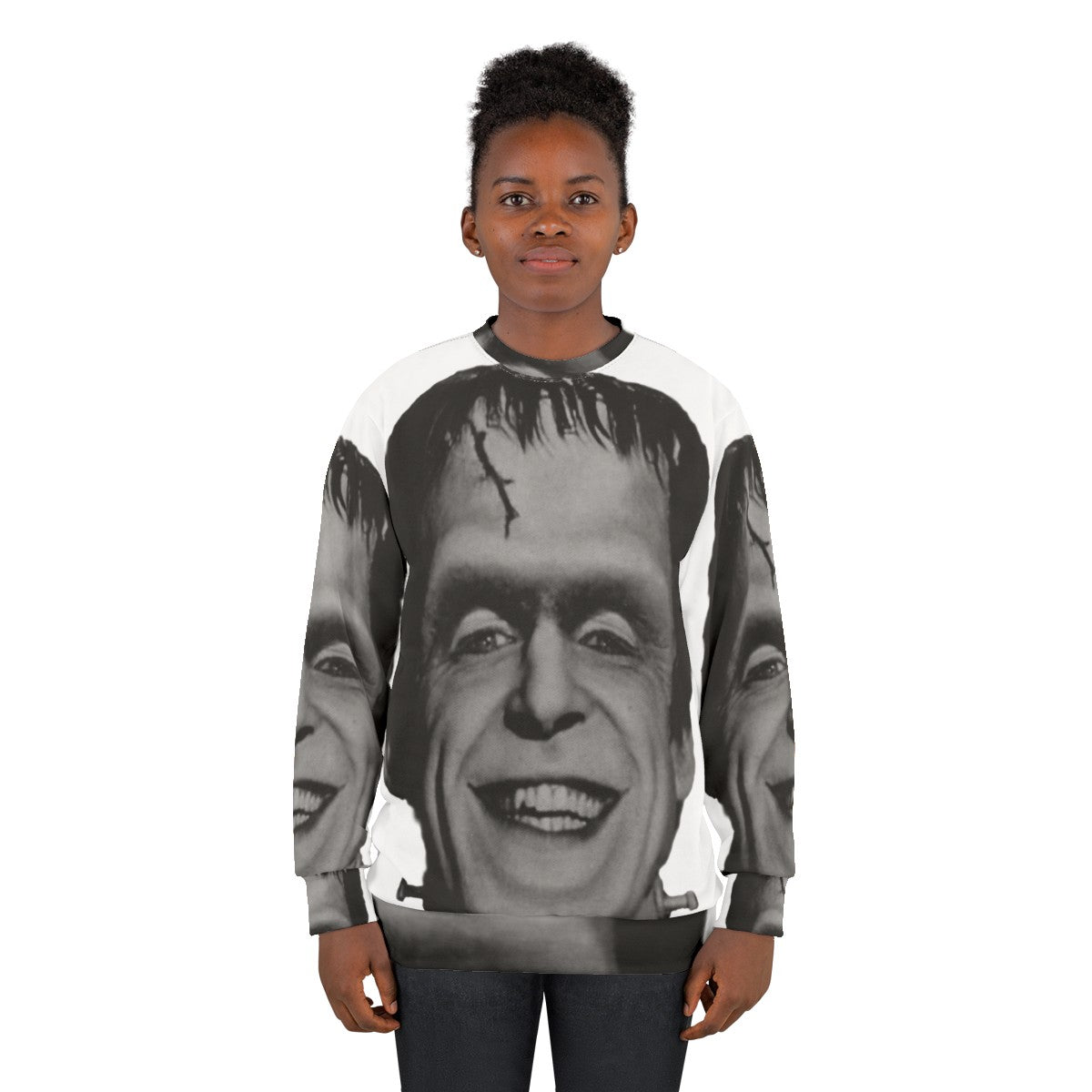 Retro Herman Munster Profile Sweatshirt - women