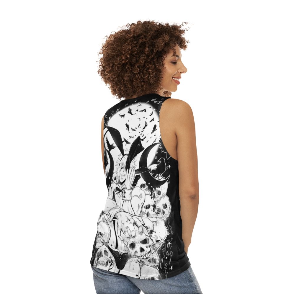 Bunny Unisex Anime Tank Top - women back