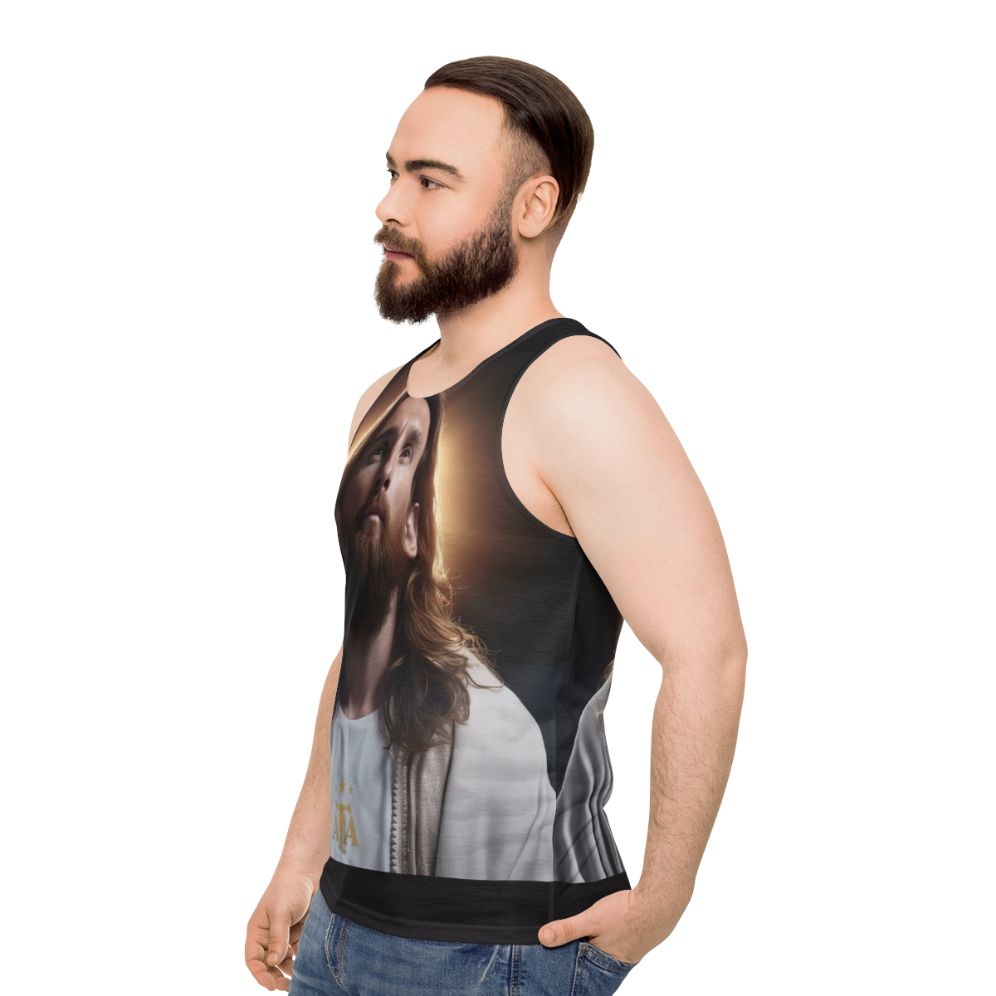 Lionel Messi Messiah Unisex Sports Tank Top - men side