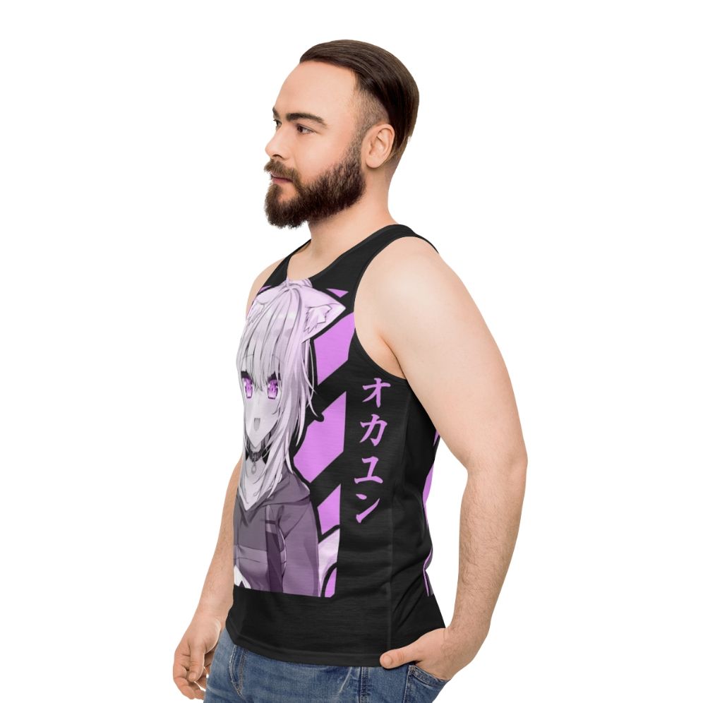 Nekomata Okayu anime tank top - men side