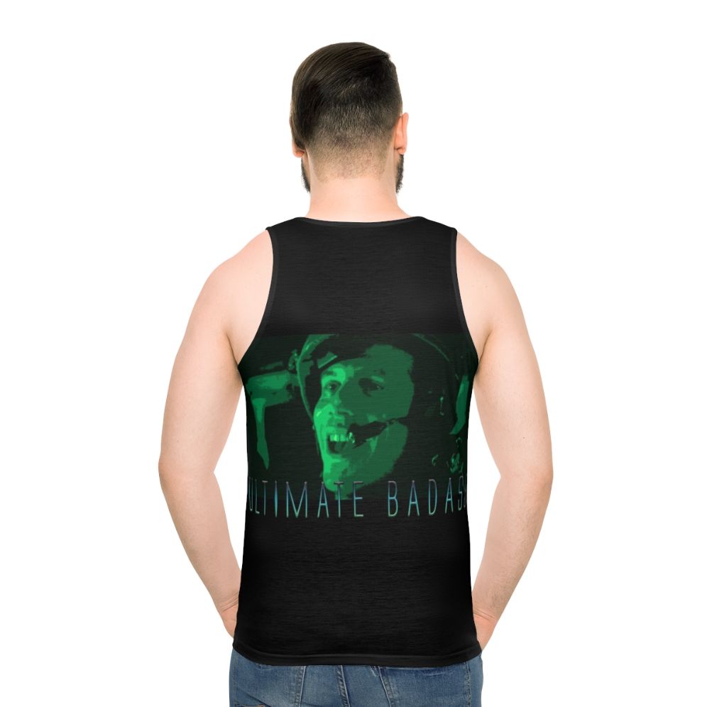 Badass unisex alien movie tank top - men back