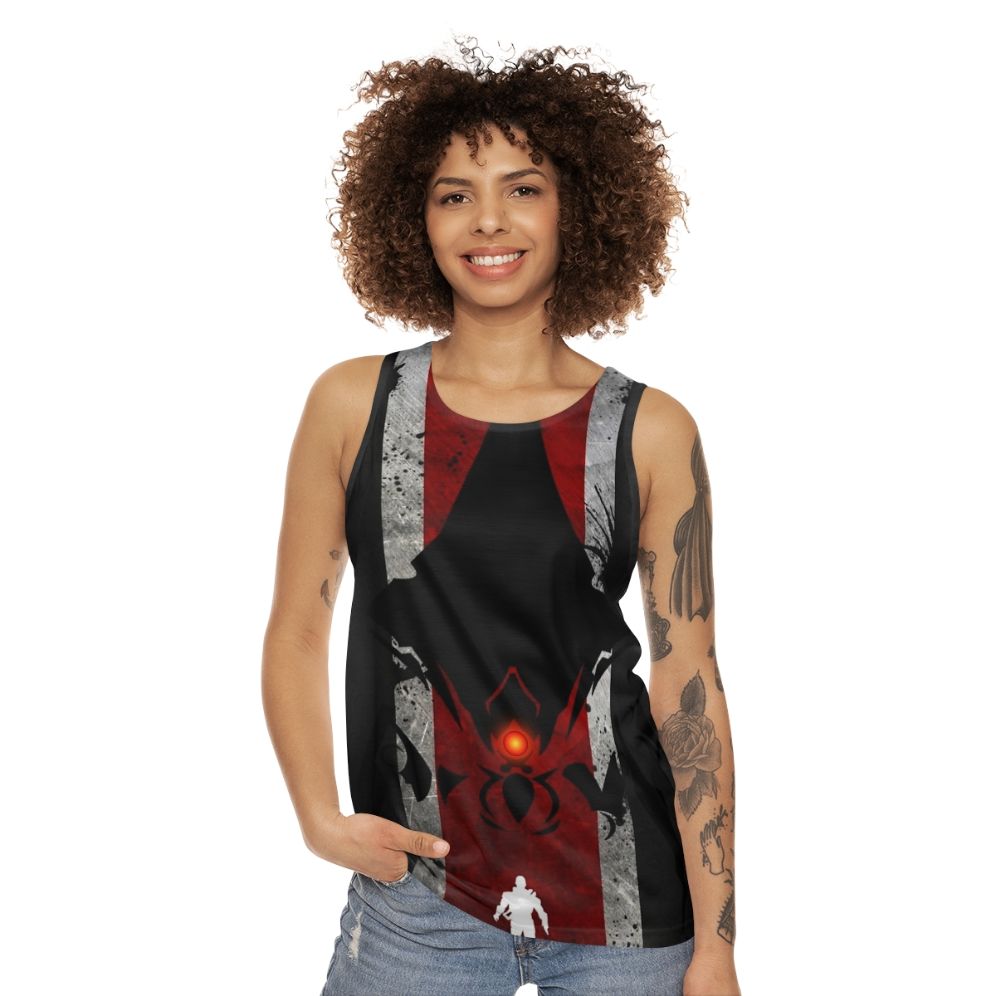 Commander Shepard Mass Effect Unisex Tank Top - women