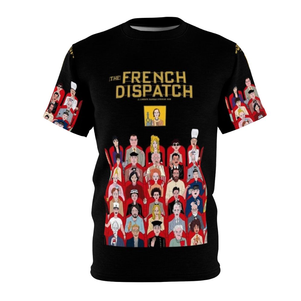 Cobble Hill Cinemas inspired t-shirt featuring The French Dispatch theme