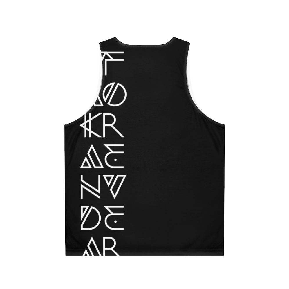 Wakanda Forever Marvel Black Panther Unisex Tank Top - Back