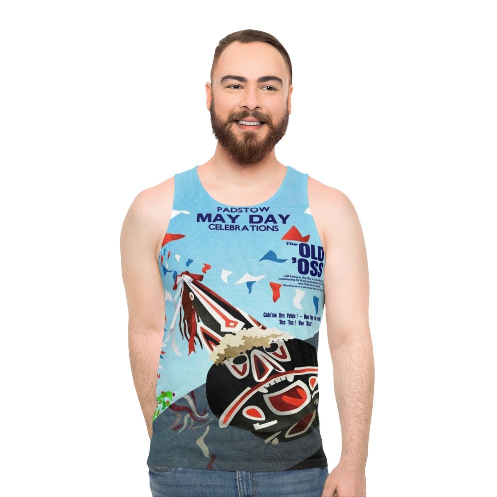 Padstow Cornwall May Day Oss Unisex Tank Top - men