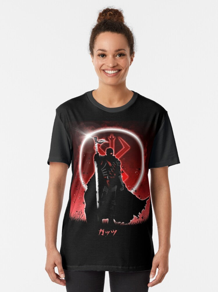 Berserker Guts from the Anime Berserk Graphic T-Shirt - Women