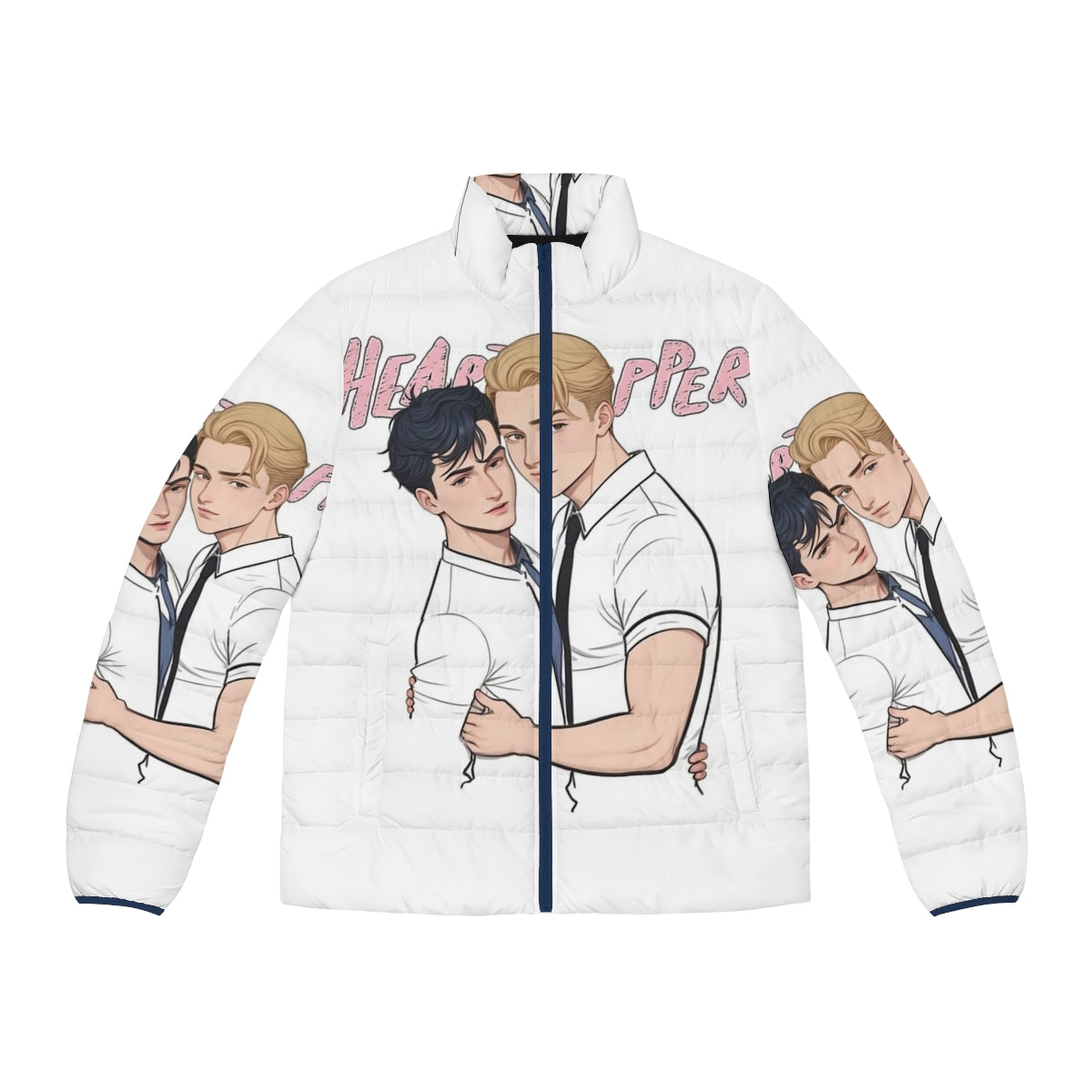 Heartstopper Nick and Charlie Puffer Jacket for Netflix Season 2