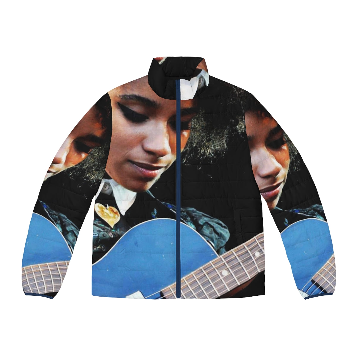 Lianne La Havas wearing a puffer jacket at the Summer Sundae music festival in Leicester