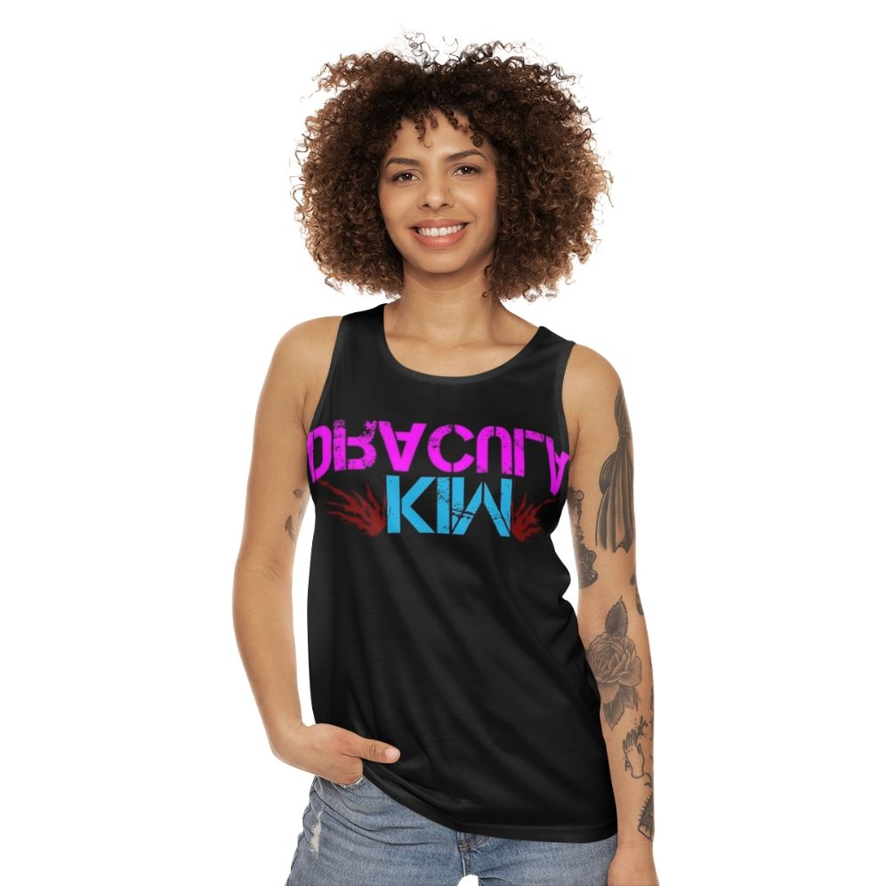 Goth metal punk industrial unisex tank top - women