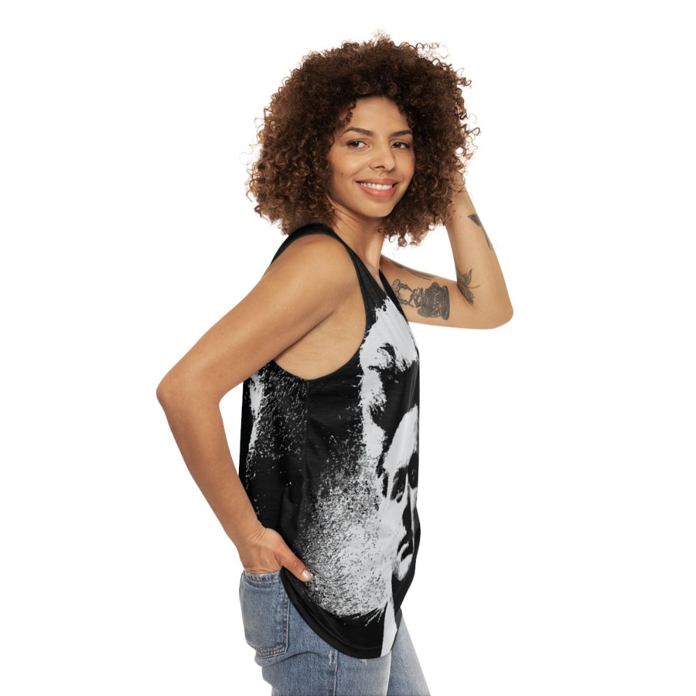 Eraserhead Henry Spencer Transparent Unisex Tank Top - women side