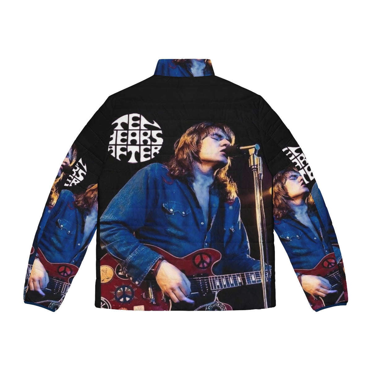 Ten Years After puffer jacket featuring the classic rock band's logo - Back