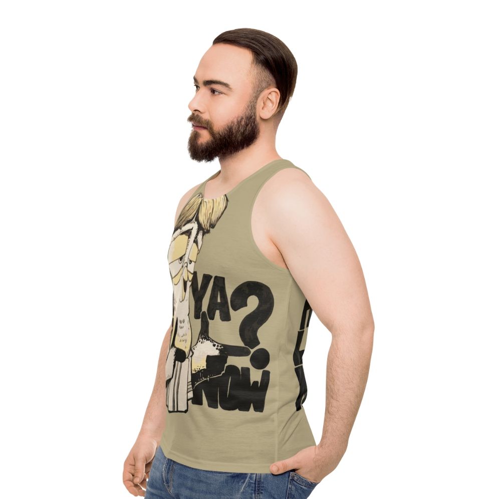 Unisex Boss Graphic Tank Top - men side