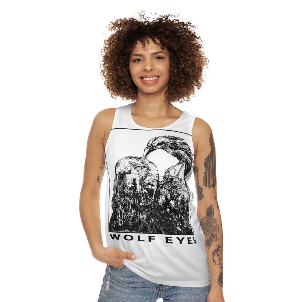 Wolf Eyes Burned Mind Unisex Tank Top - women