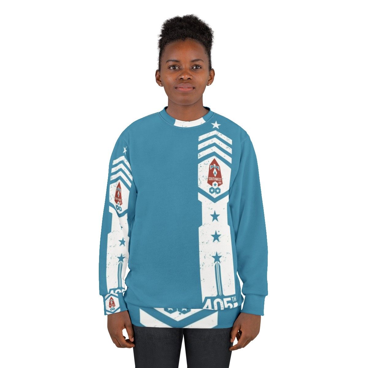 405th Southwest Regiment Halo Spartan Sweatshirt - women