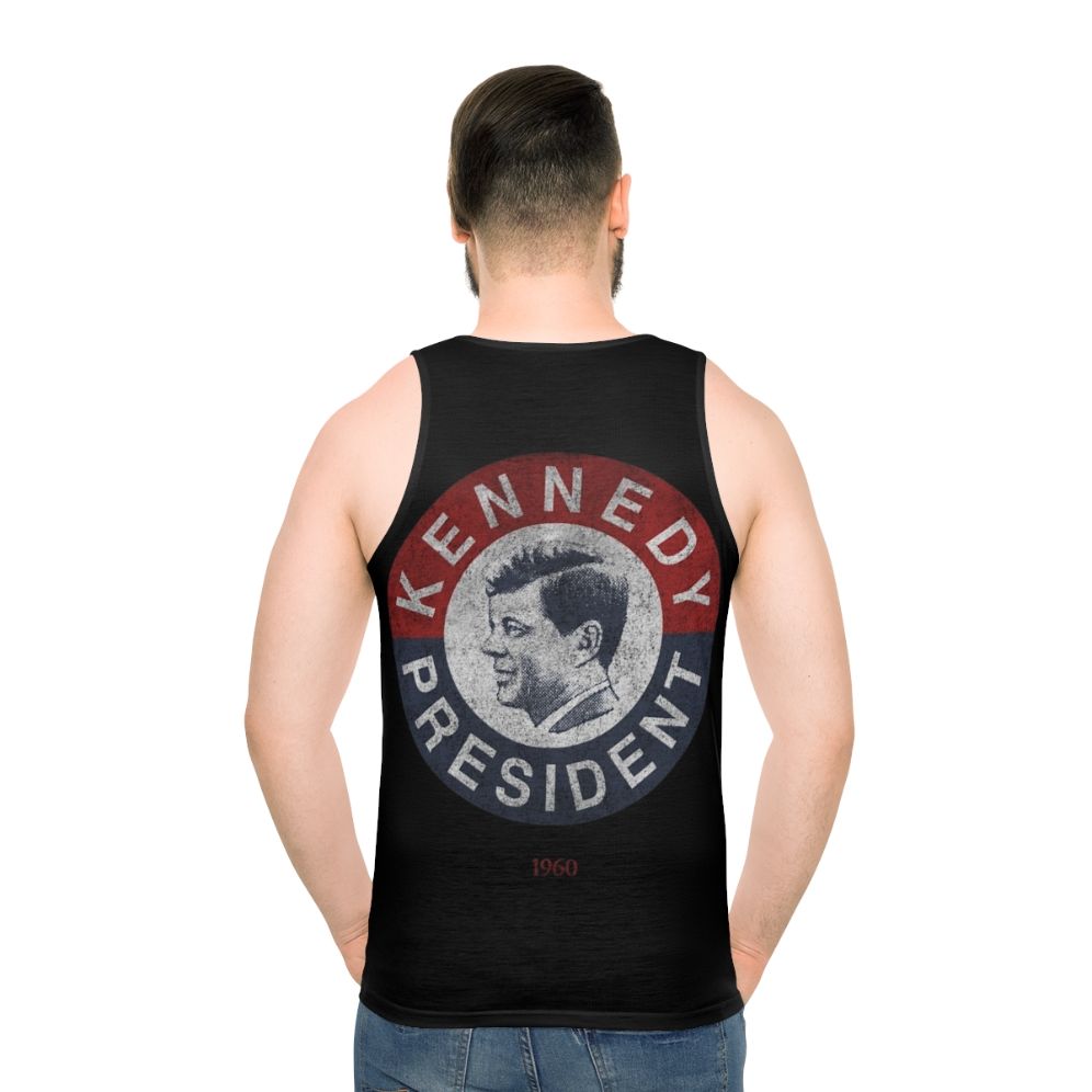 Vintage Kennedy For President Retro Tank Top - men back