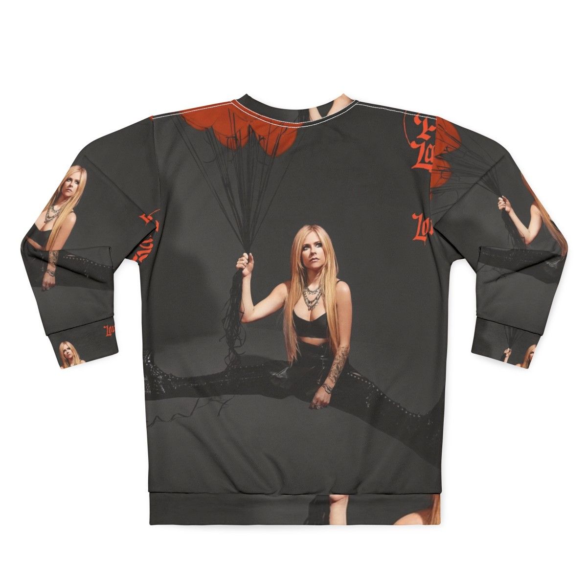 Avril Lavigne "Love Sux" Deluxe Sweatshirt - Back