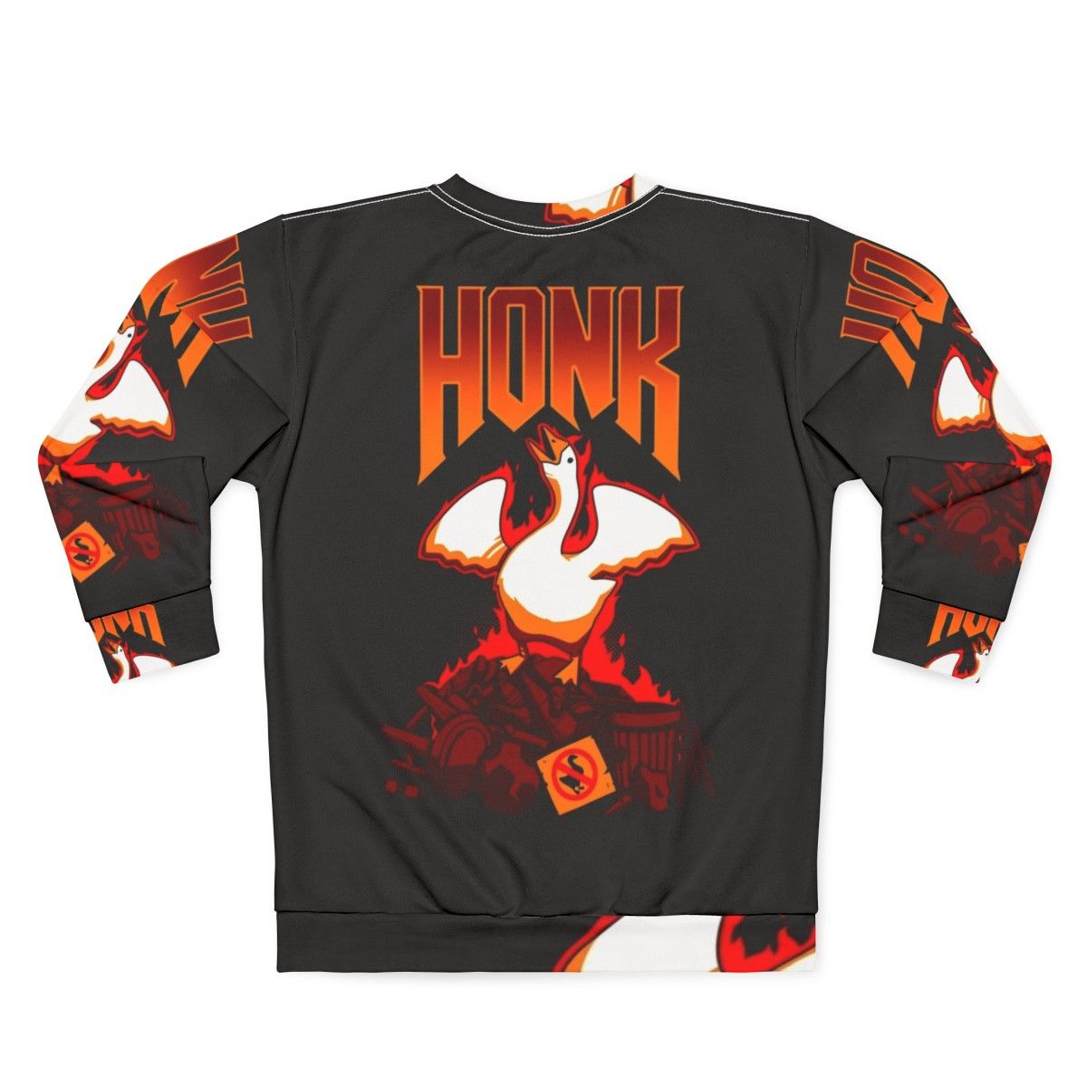 Honk Goose Videogame Sweatshirt - Back