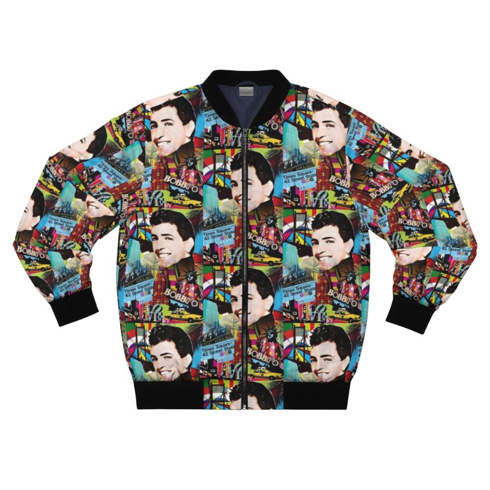 Bobby Orlando Pop Art Bomber Jacket with vibrant colors and graphics