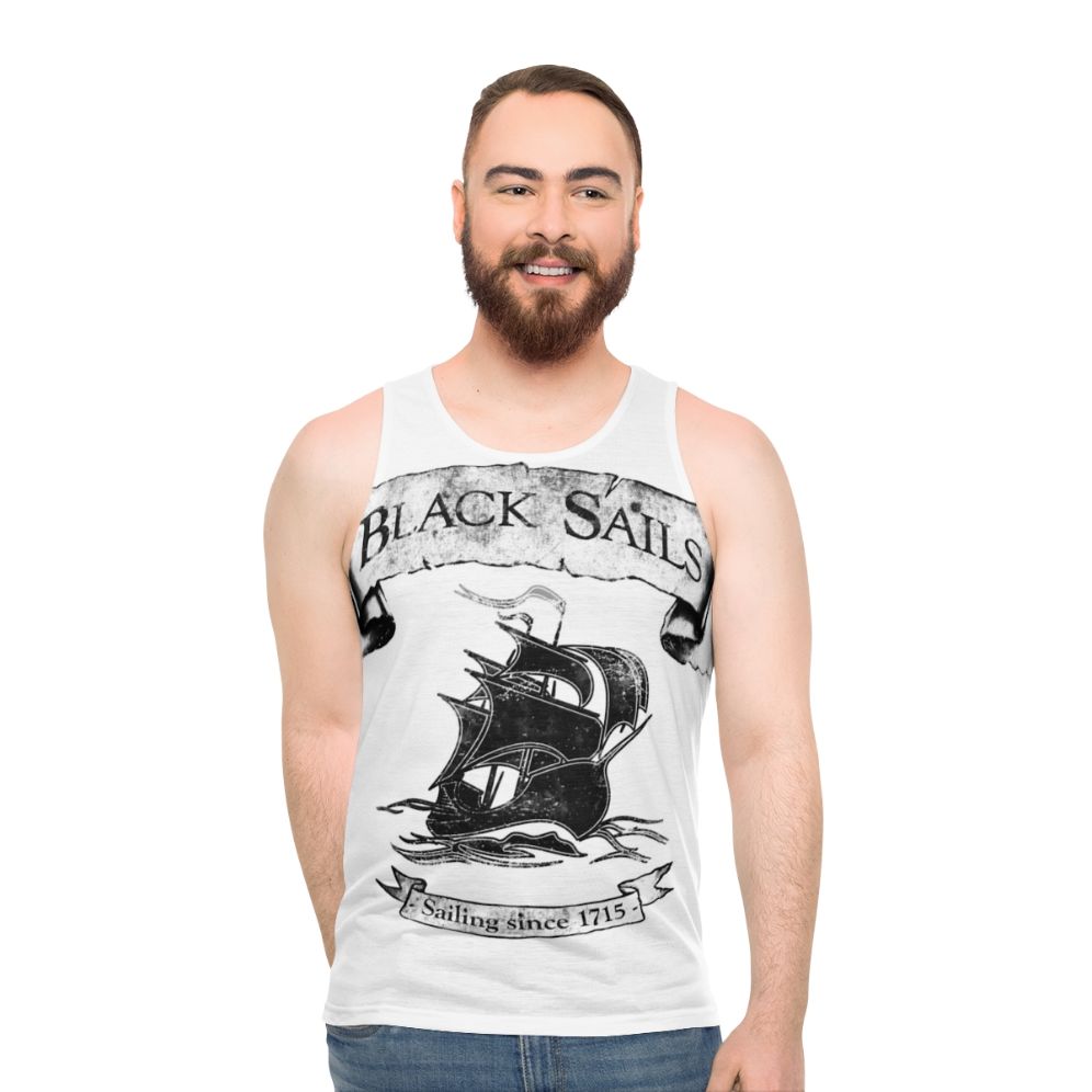 Black Sails Sailing Since 1715 Pirate Tank Top - men