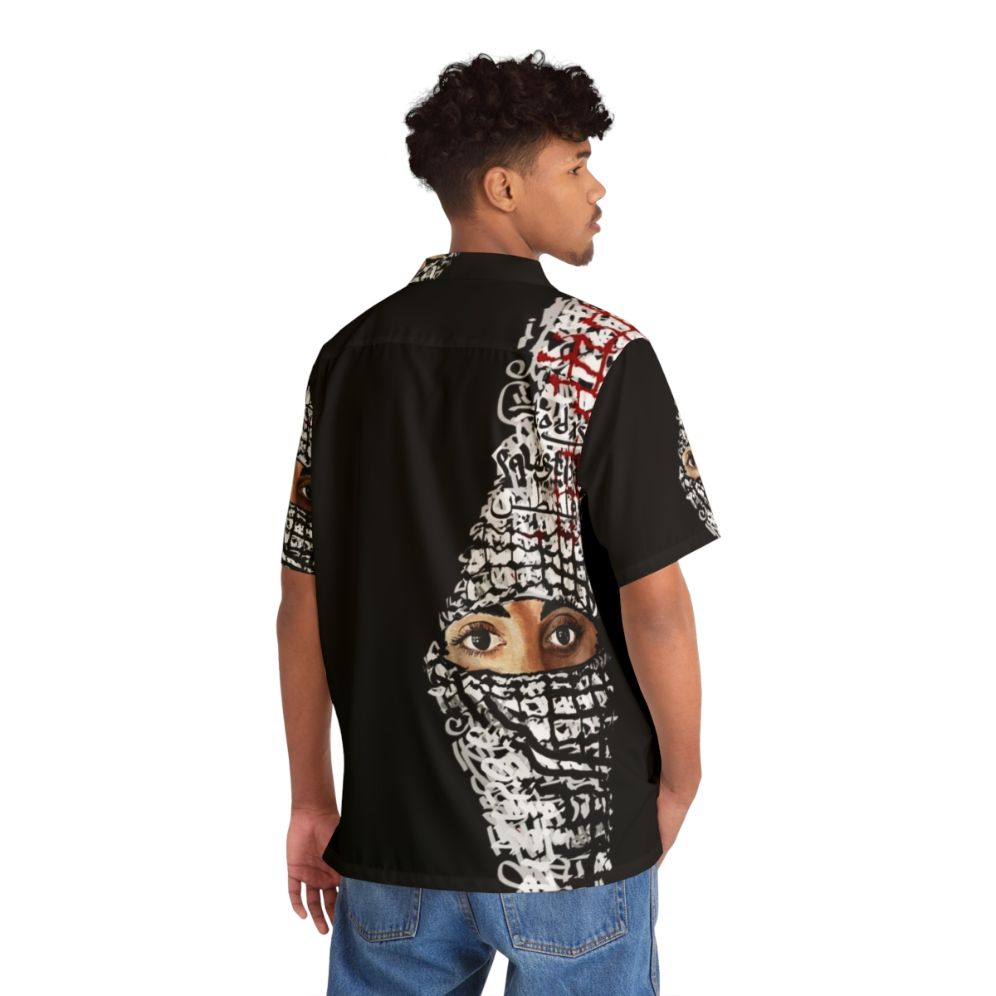 Palestine-Inspired Hawaiian Shirt - People Back