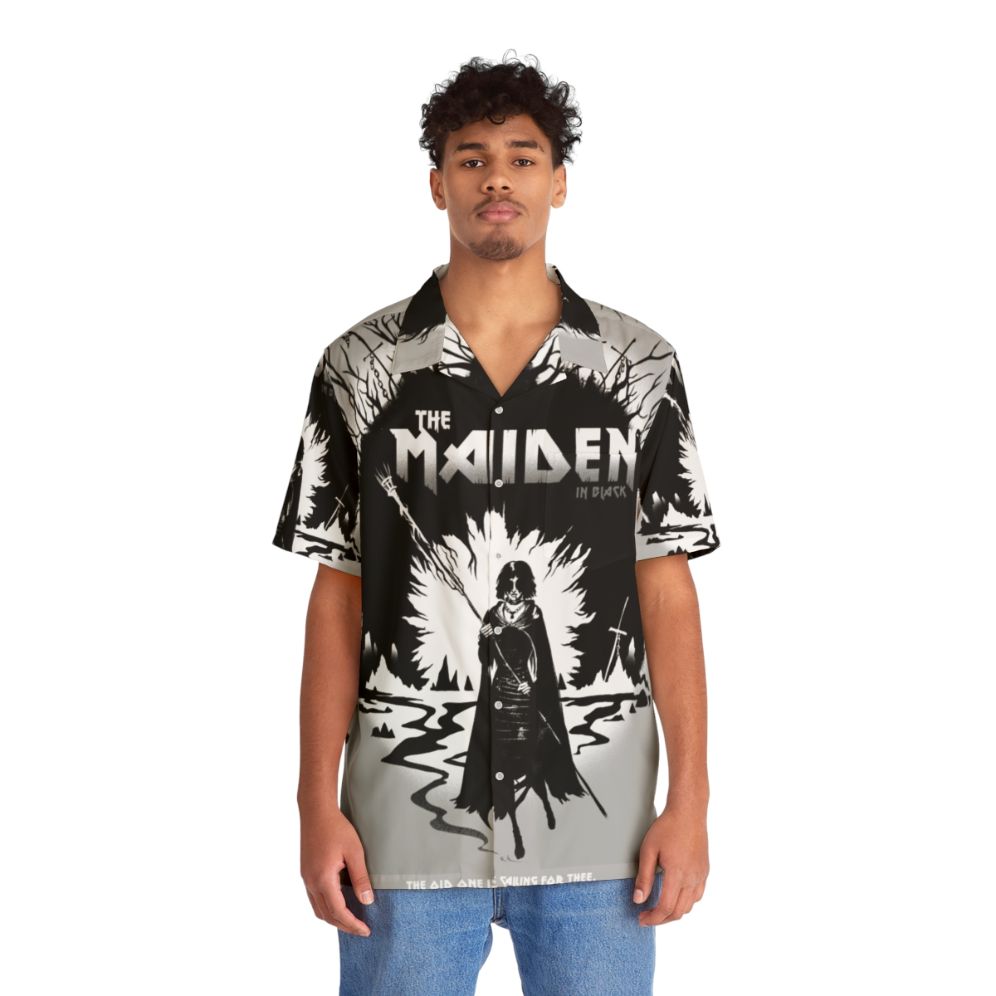 Dark Souls Bloodborne Inspired Hawaiian Shirt - People Front