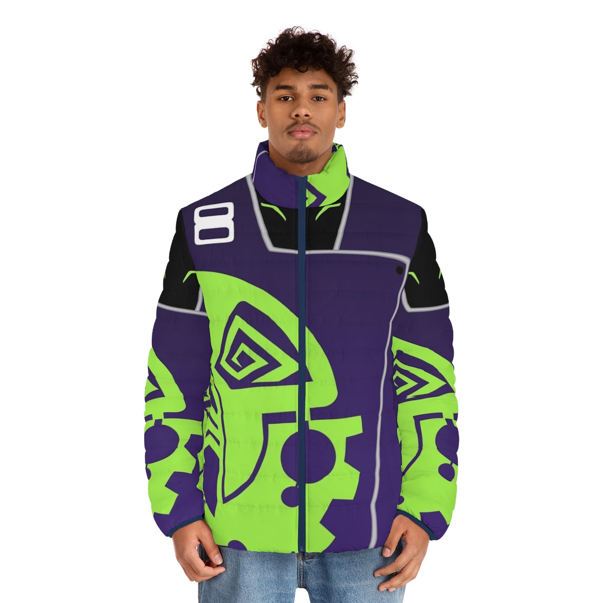 Hot Wheels Acceleracers Kurt Wylde Cosplay Puffer Jacket - men front