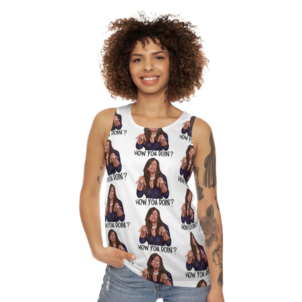 "How You Doin?" Unisex Funny Tank Top - women