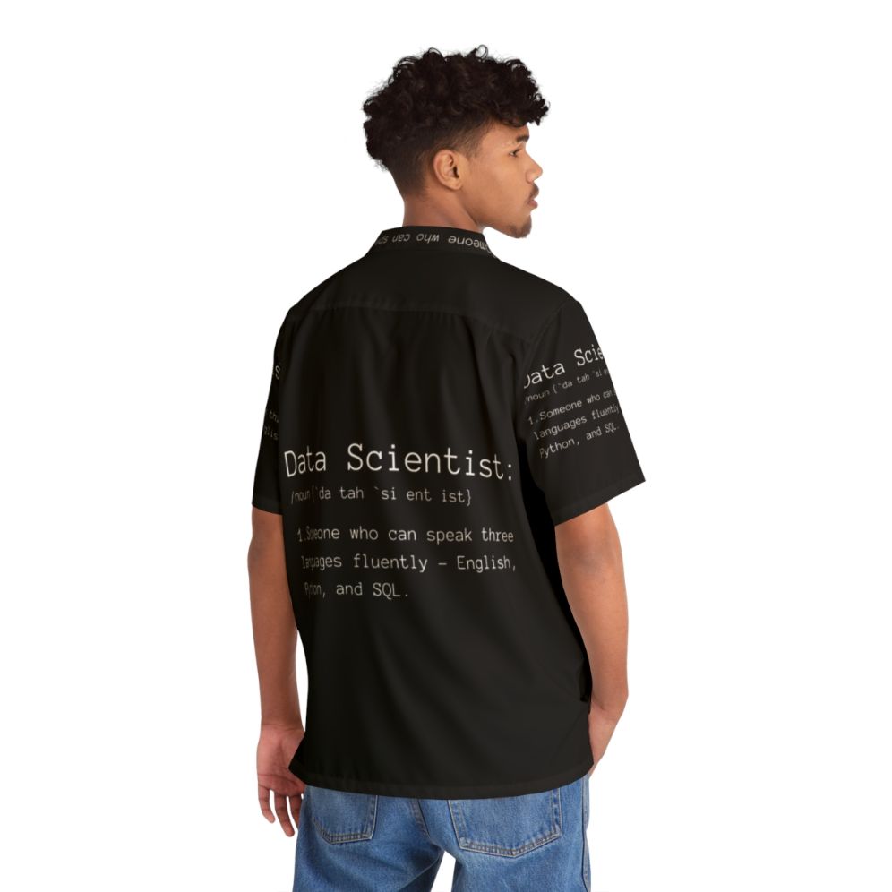 Data Scientist Definition Hawaiian Shirt - People Back