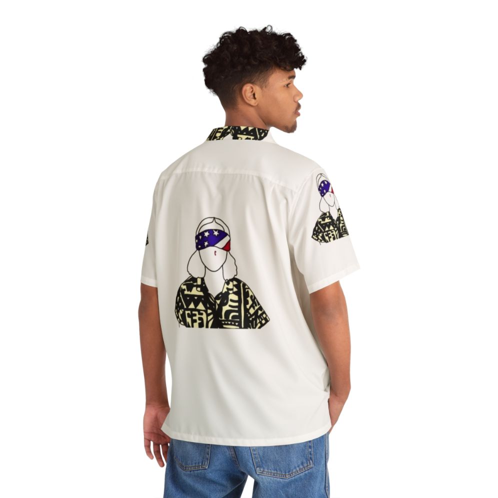 Stranger Things Eleven 4th of July Hawaiian Shirt - People Back