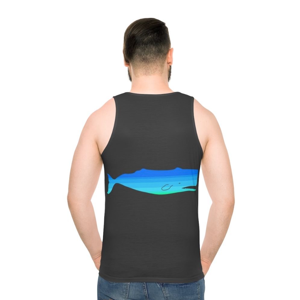 Blue Whale Legendary Animals Tank Top - men back