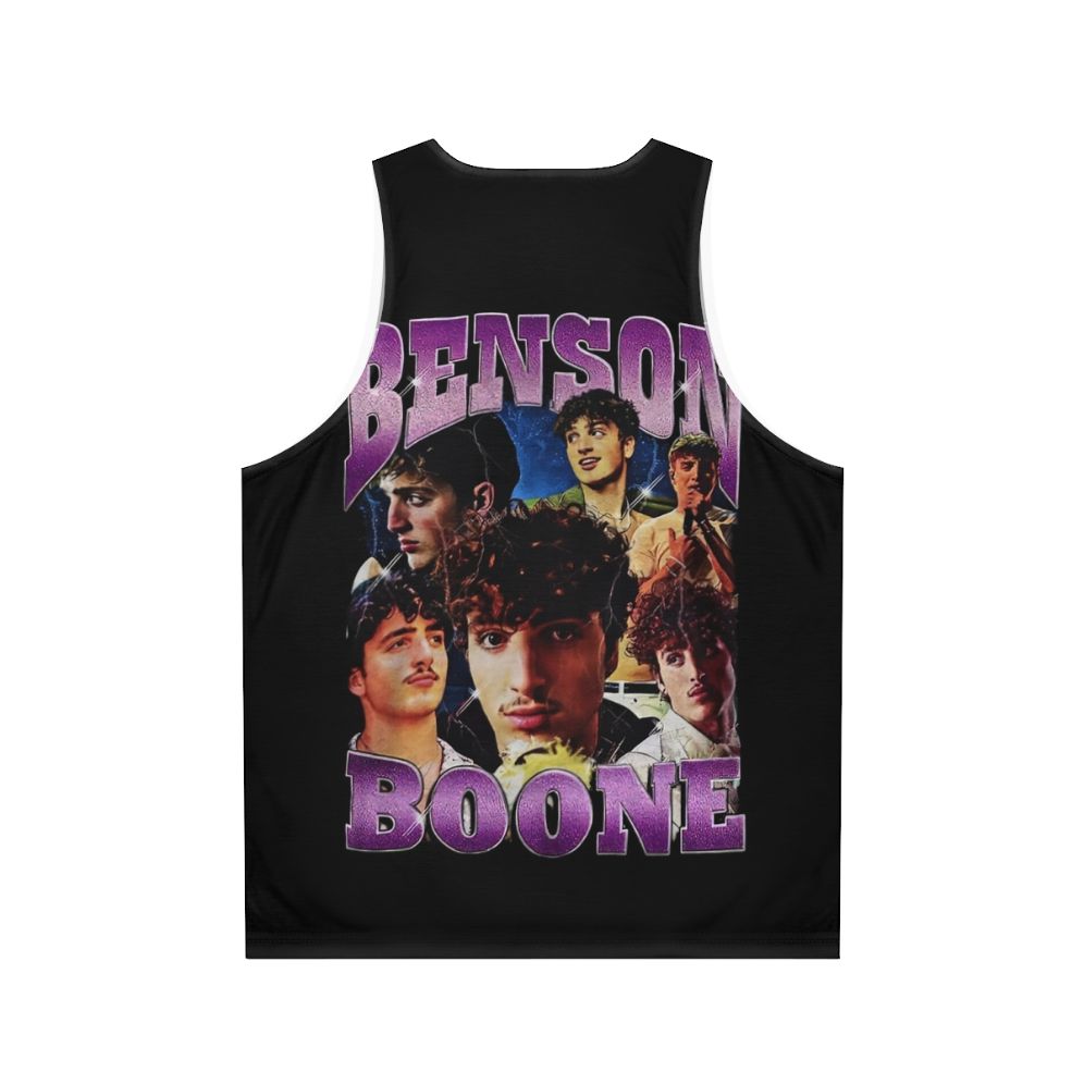 Benson Boone Unisex Tank Top - Back