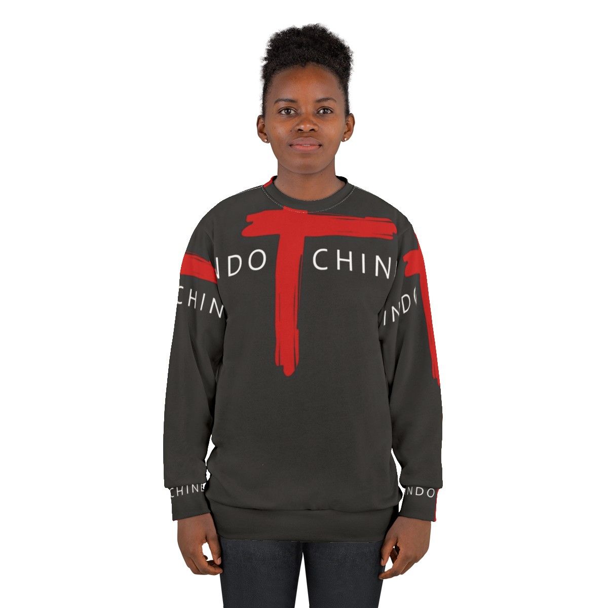 Indochine band logo sweatshirt - women