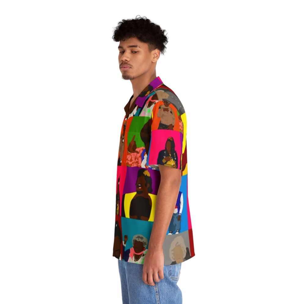 Vibrant vintage-inspired 'You So Crazy' Hawaiian shirt - People Left