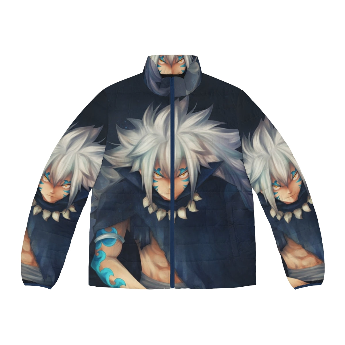 Acnologia Dragon King Puffer Jacket from the Fairy Tail anime series