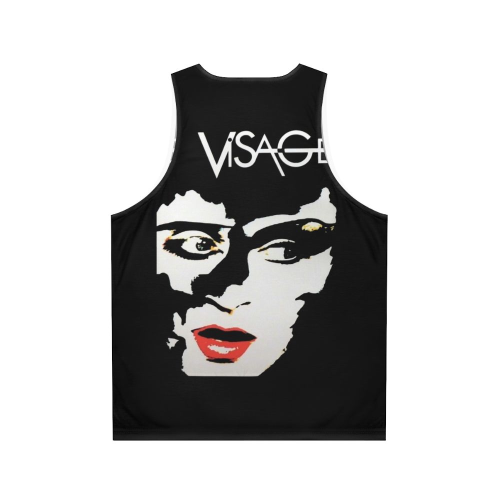 Unisex synth pop tank top - Back