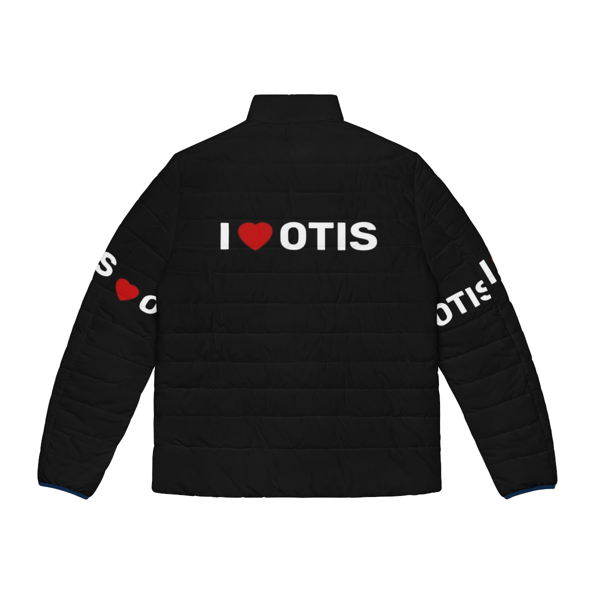 Sex Education Otis Milburn Puffer Jacket, Netflix Series Fan Merchandise - Back