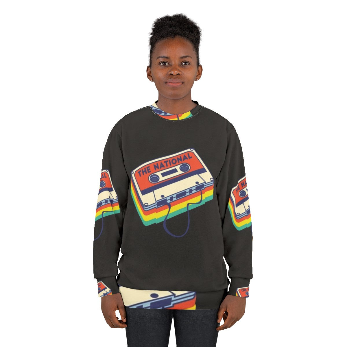 The National Band Logo Cassette Deck Sweatshirt - women