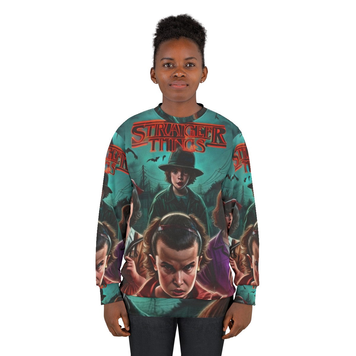 Halloween Stranger Things Eleven Sweatshirt - women