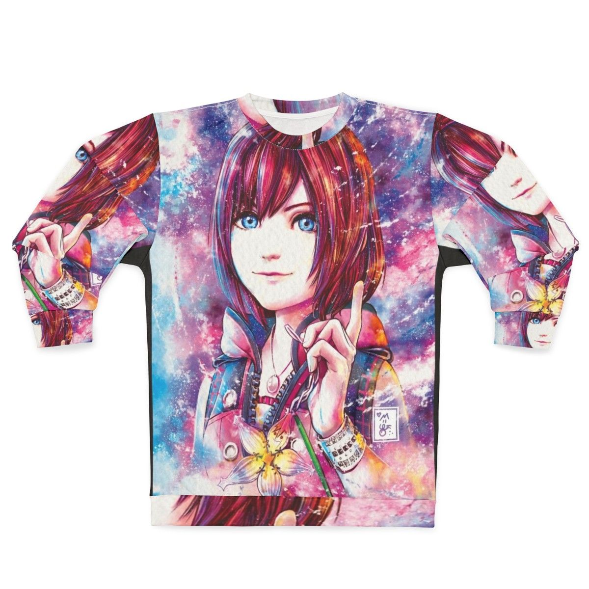 Kairi watercolor design sweatshirt